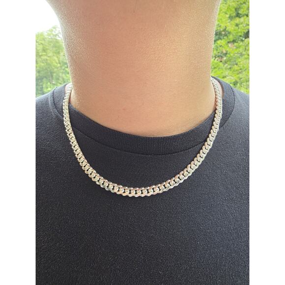 Brand New Sterling Silver 925 Cuban Link 6MM Chain 18''